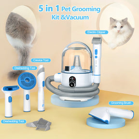 AsyPets 2L 5-in-1 Pet Grooming Kit